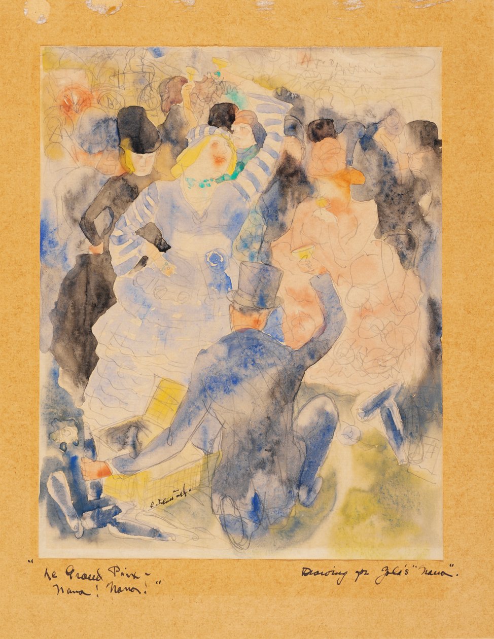 Nana na wyścigach autorstwa Charles Demuth