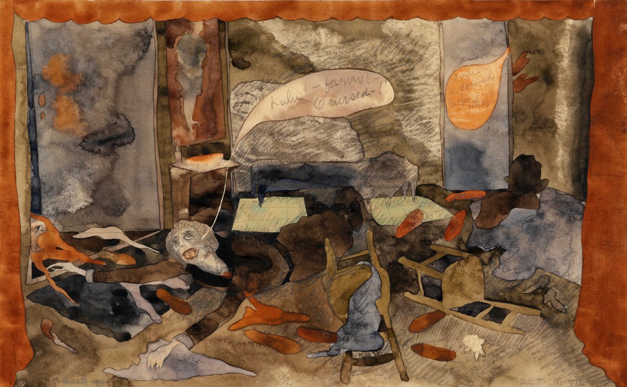 Śmierć hrabiny Geschwitz autorstwa Charles Demuth