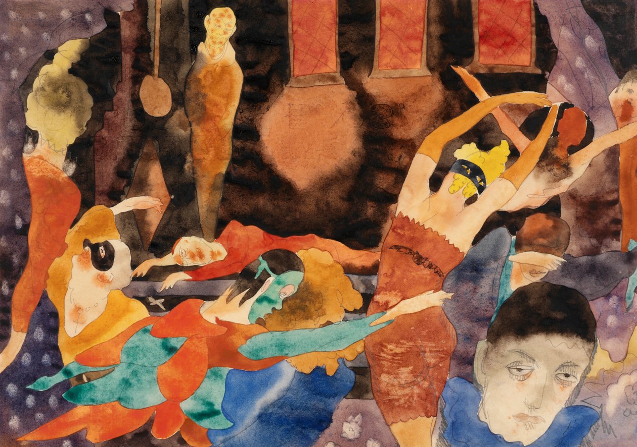 Maska czerwonej śmierci autorstwa Charles Demuth