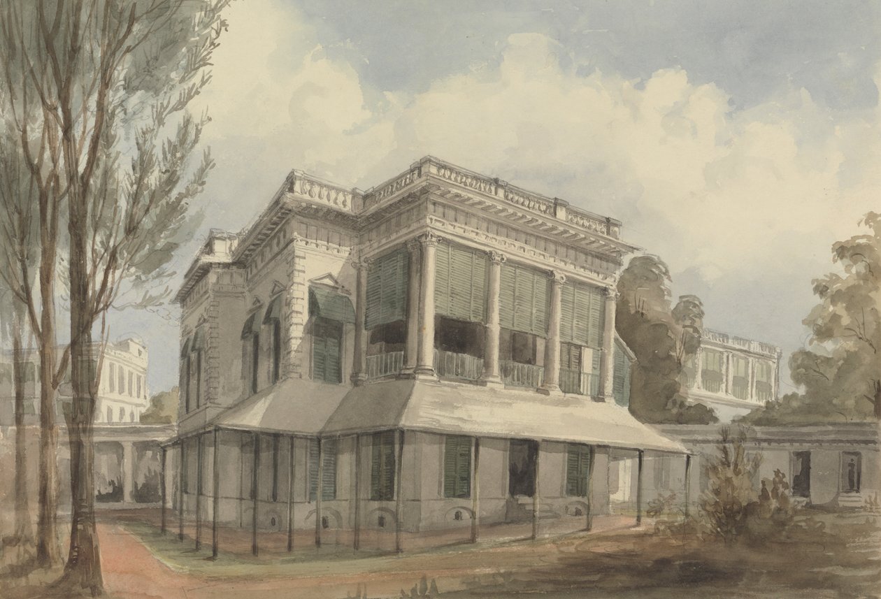 Elysium Row, Kalkuta autorstwa Charles Dyce