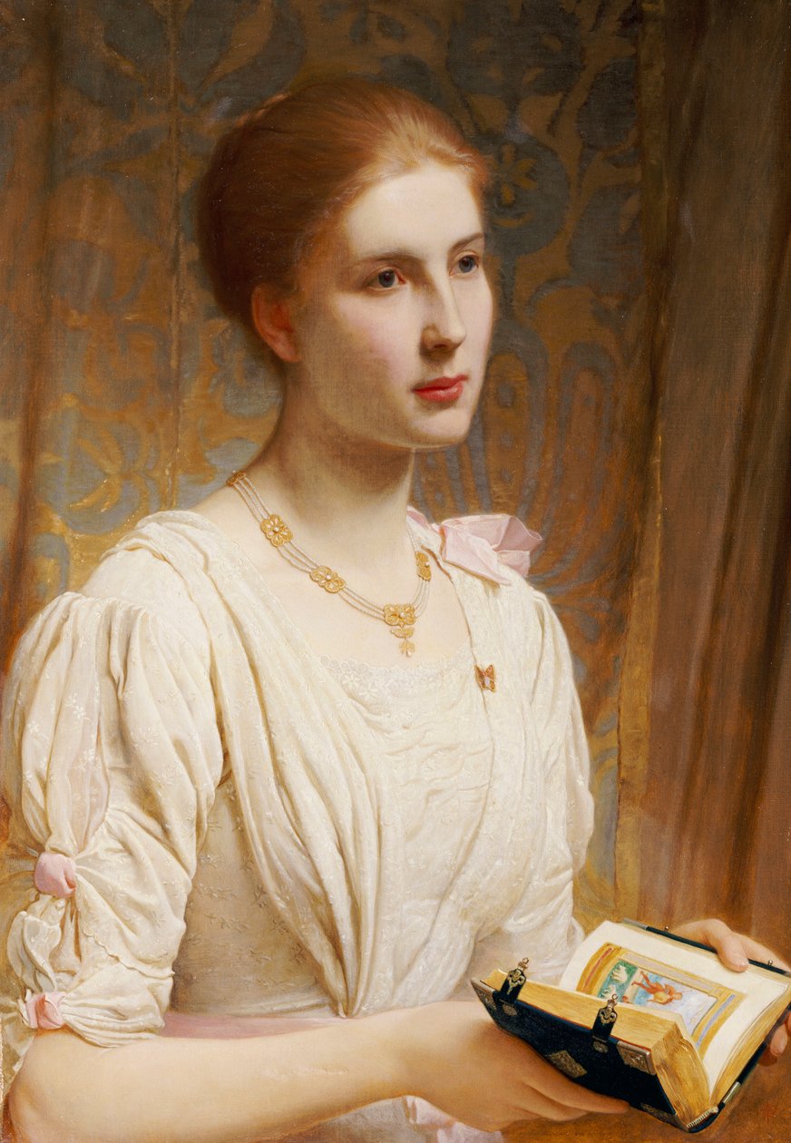 Portret panny Helen Lindsay autorstwa Charles Edward Perugini