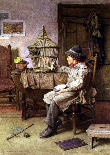 Pora śniadaniowa autorstwa Charles Edward Wilson