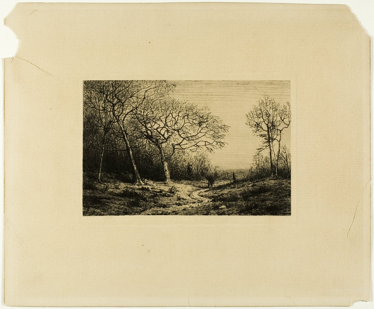 Krawędź lasu autorstwa Charles Emile Jacque
