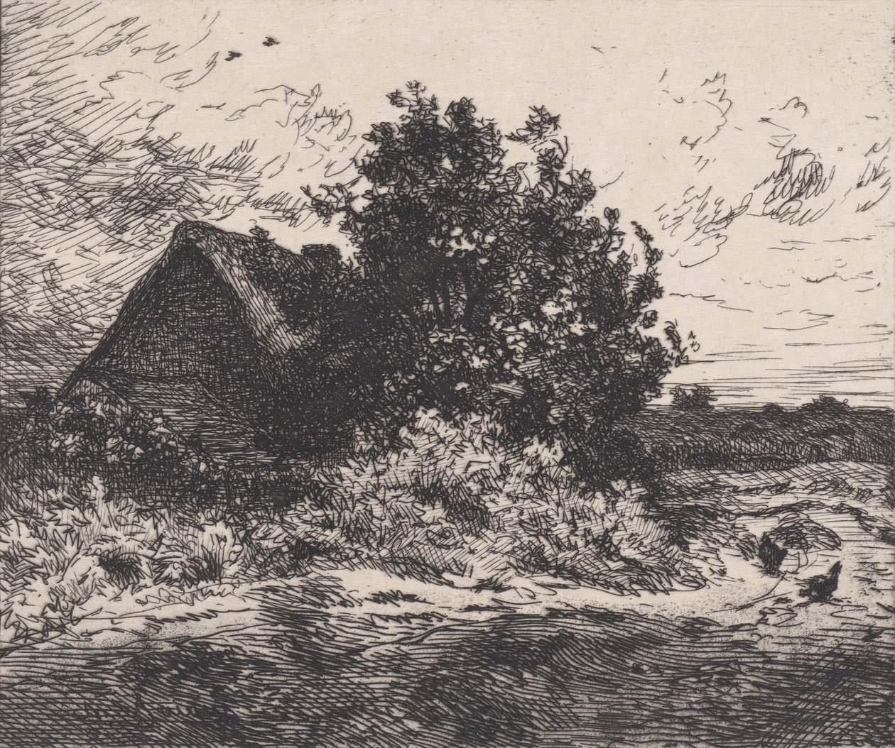 Krzew Kercassier, ca. 1875-80. autorstwa Charles Emile Jacque