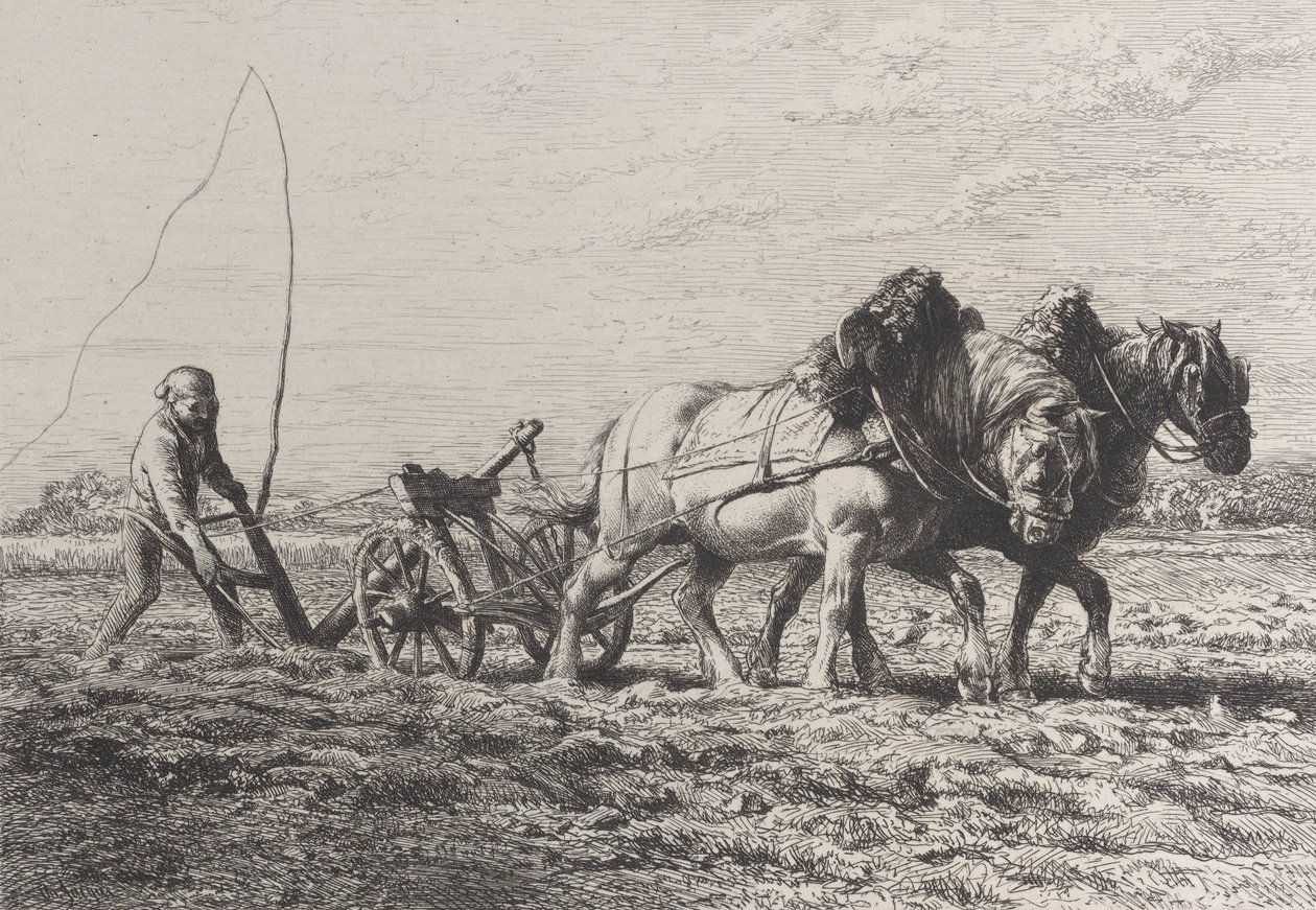 Orka, 1864 r. autorstwa Charles Emile Jacque