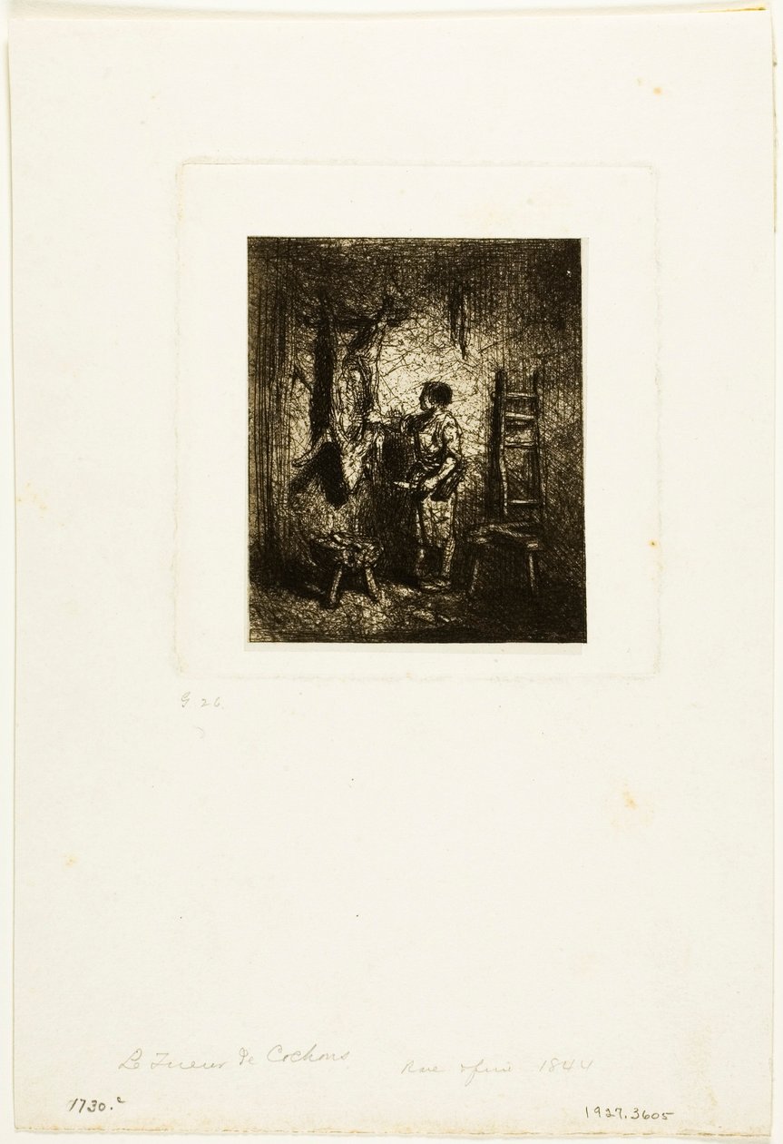 Rzeźnik Świni autorstwa Charles Emile Jacque