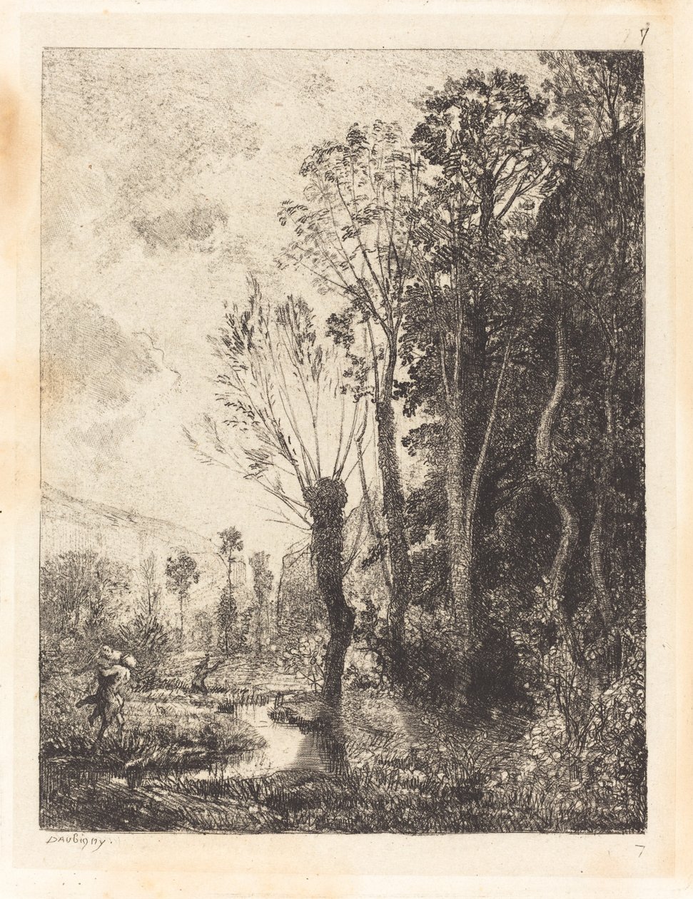 Satyr (Satyr) autorstwa Charles Francois Daubigny