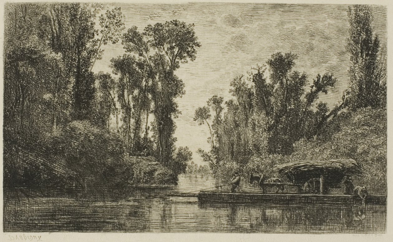 Prom Bezons autorstwa Charles Francois Daubigny