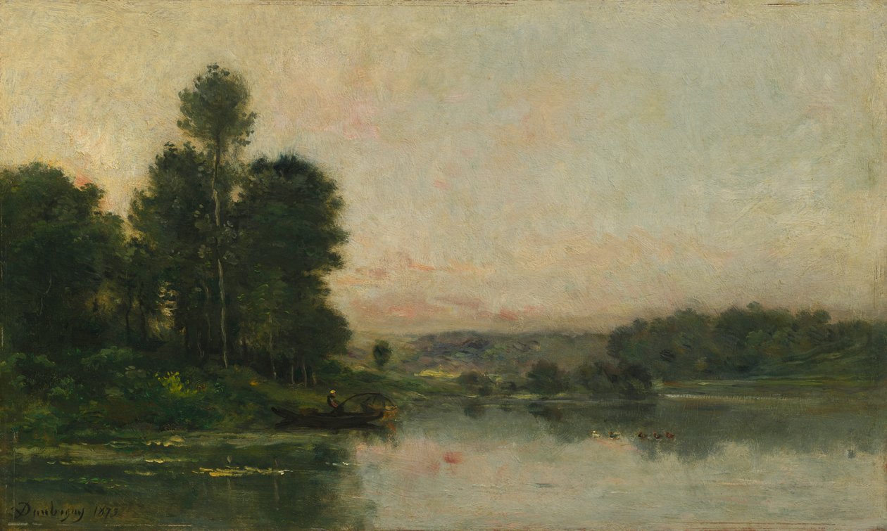 Wzgórza Méry-sur-Oise, naprzeciwko Auvers autorstwa Charles Francois Daubigny