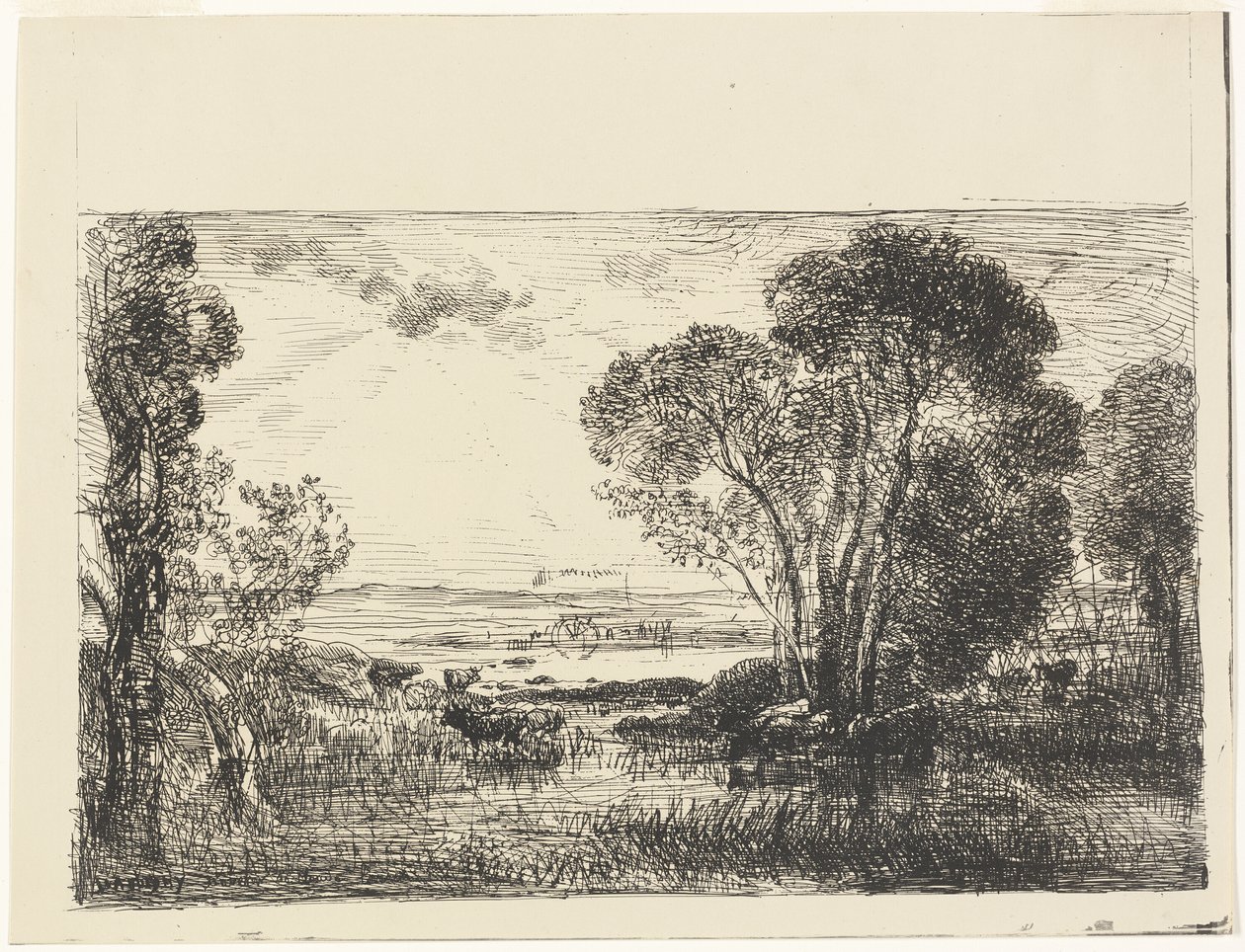 Maszyna hydrauliczna autorstwa Charles Francois Daubigny