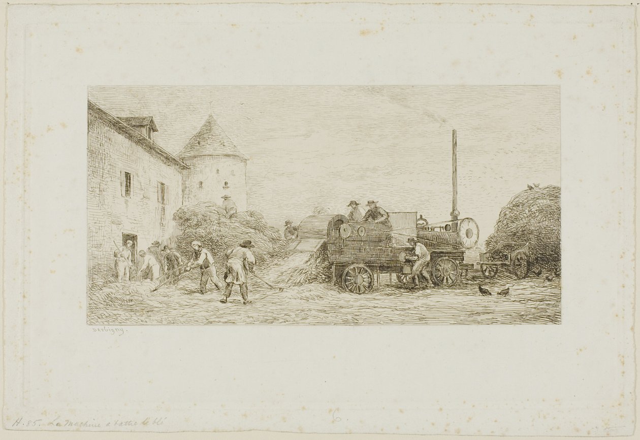 Żniwiarka autorstwa Charles Francois Daubigny