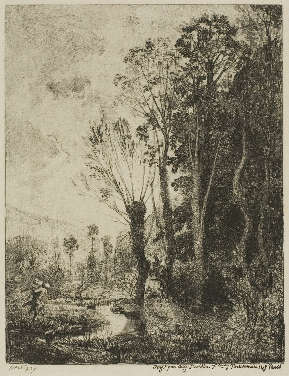 Satyrowie autorstwa Charles Francois Daubigny