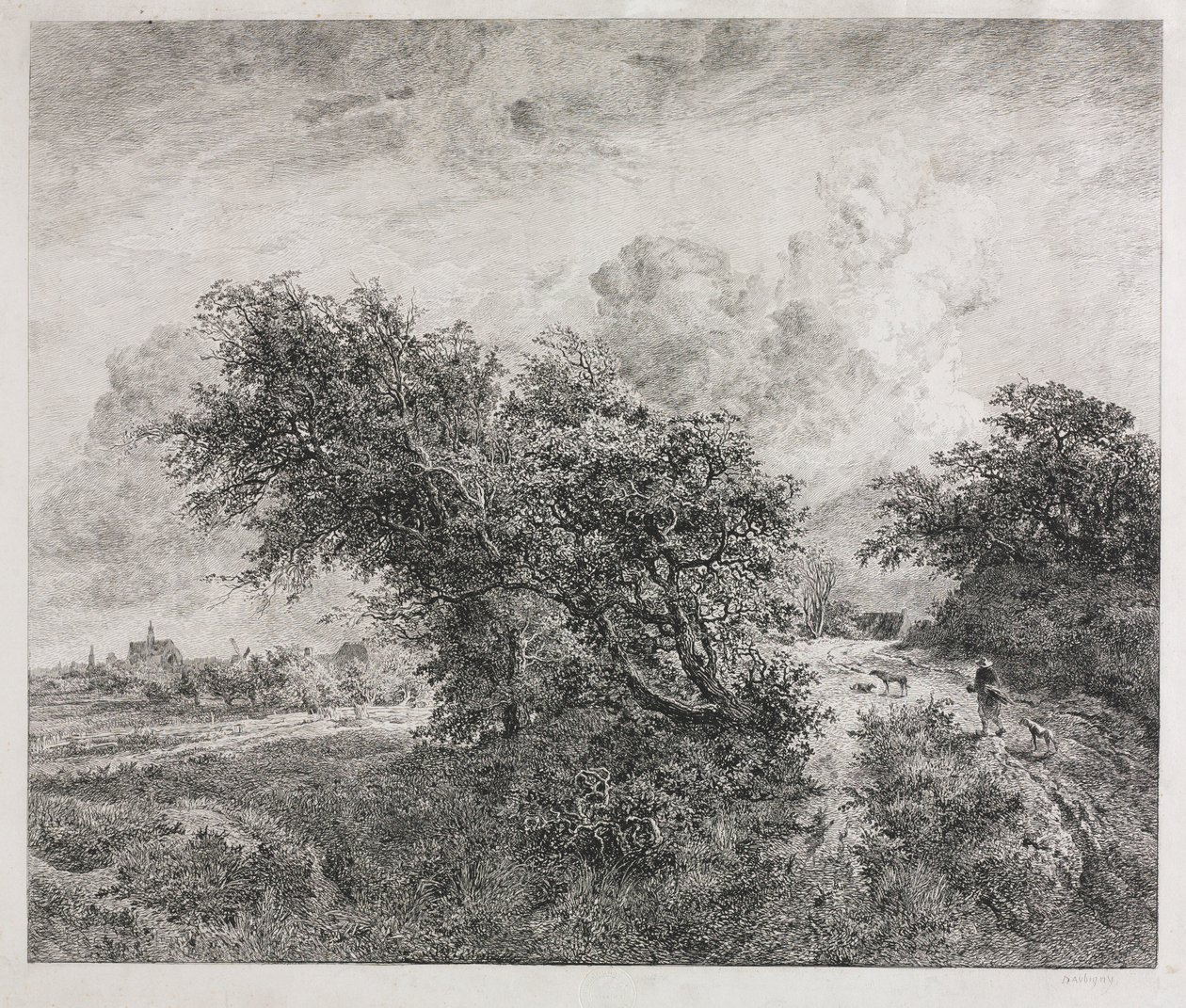 Gąszcz, 1855. autorstwa Charles Francois Daubigny