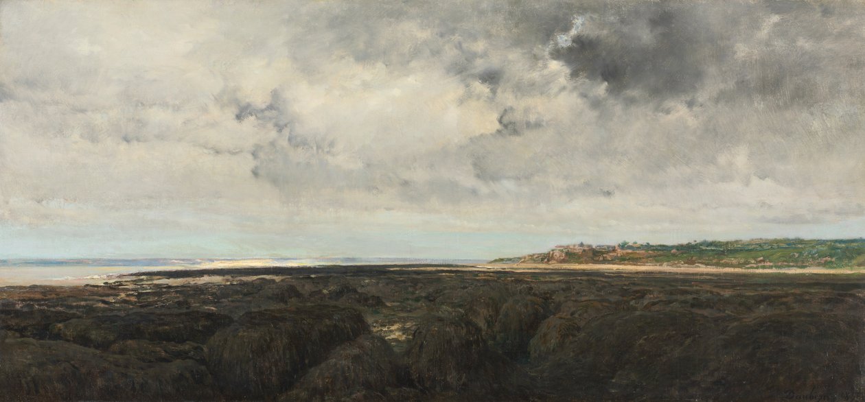 Villerville Widziane z Le Ratier, 1855. autorstwa Charles Francois Daubigny
