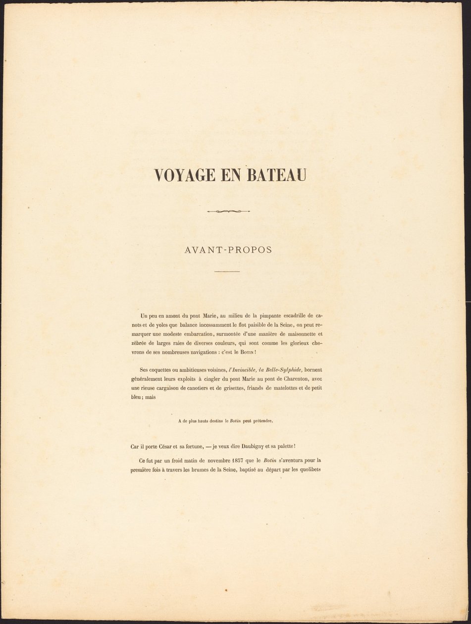 Rejs autorstwa Charles Francois Daubigny