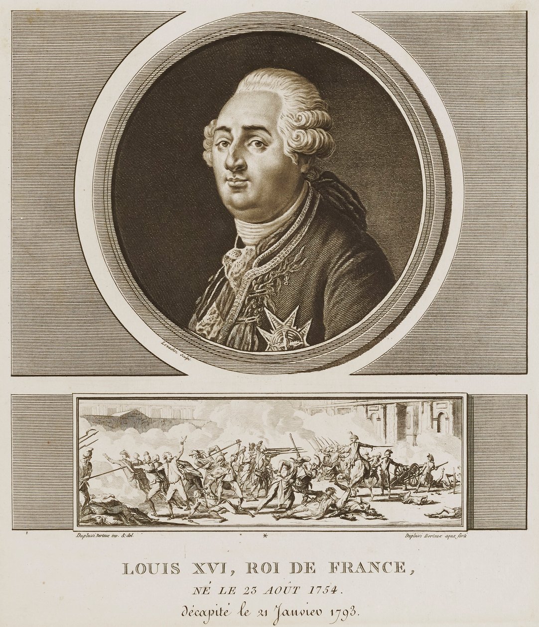 Ludwik XVI. Król Francji autorstwa Charles Francois Gabriel Levachez