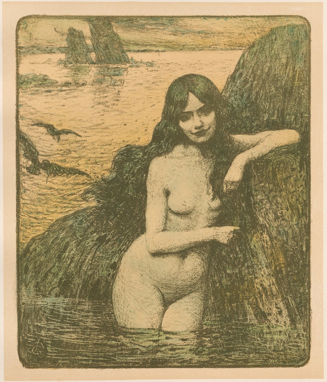 Syrenka, 1896. autorstwa Charles Guerin