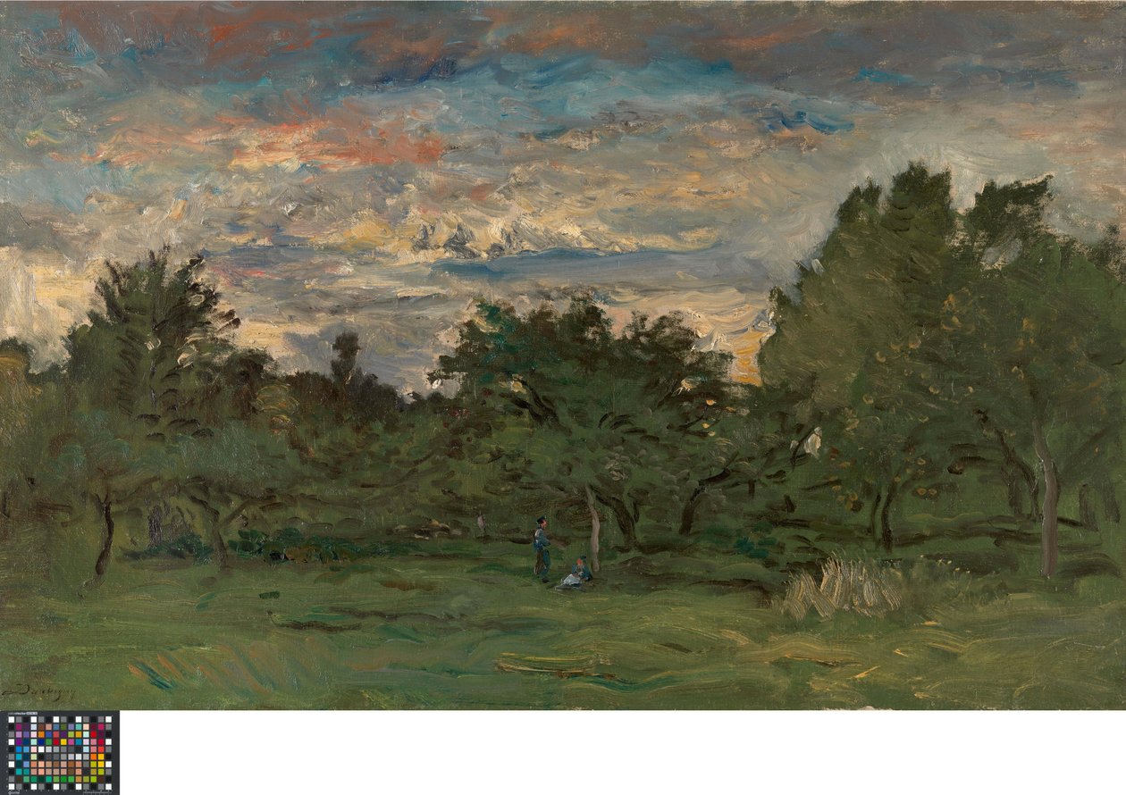 Sad nocą autorstwa Charles Francois Daubigny