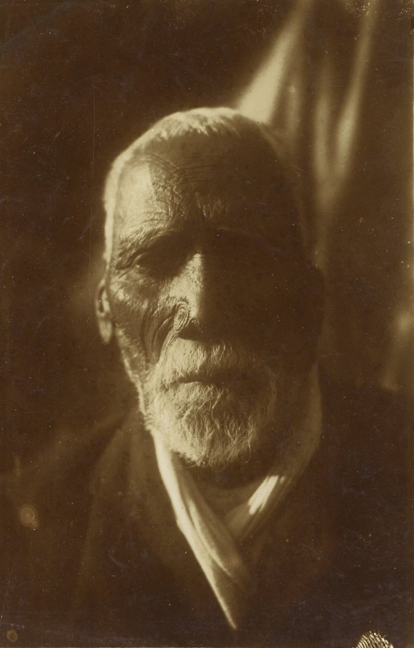 Portret, ok. 1910 (srebrny odbitka żelatynowa) autorstwa Charles Frederick Goldie