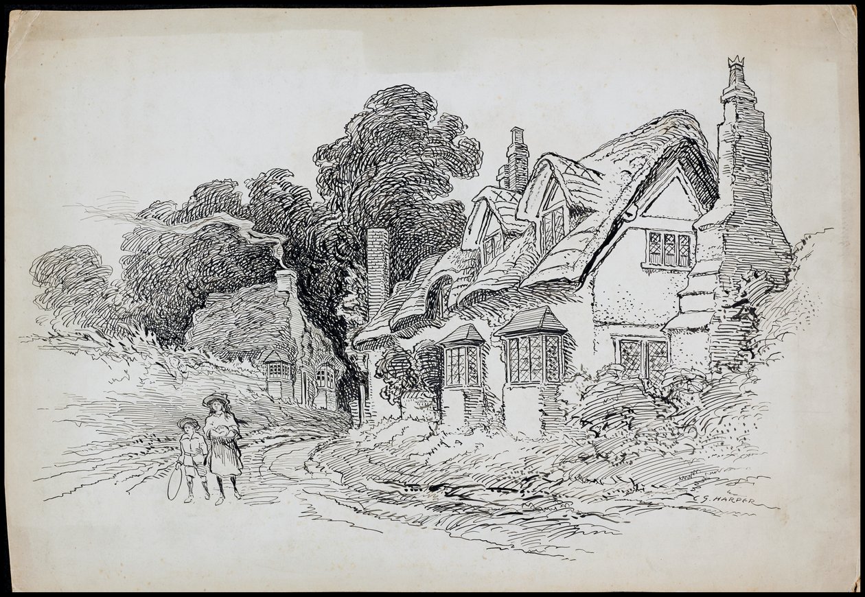 Welford-on-Avon, Warwickshire, 1892-1933 autorstwa Charles George Harper