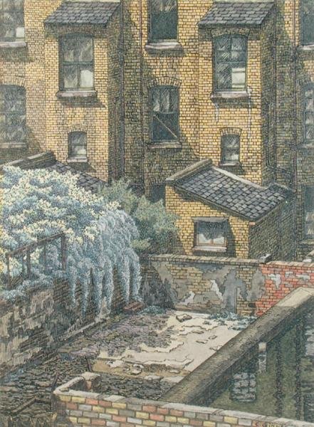 Opuszczone domy, Pimlico autorstwa Charles Ginner