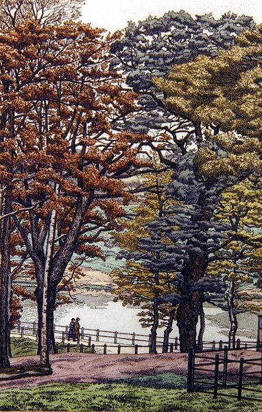 Stawy Highgate autorstwa Charles Ginner