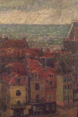 Dachy, Hawr autorstwa Charles Ginner