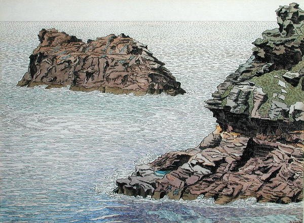 The Meachard, Cornwallpolish autorstwa Charles Ginner
