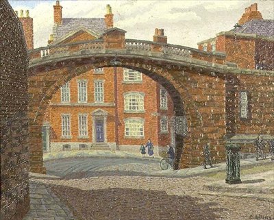 Watergate, Chester autorstwa Charles Ginner