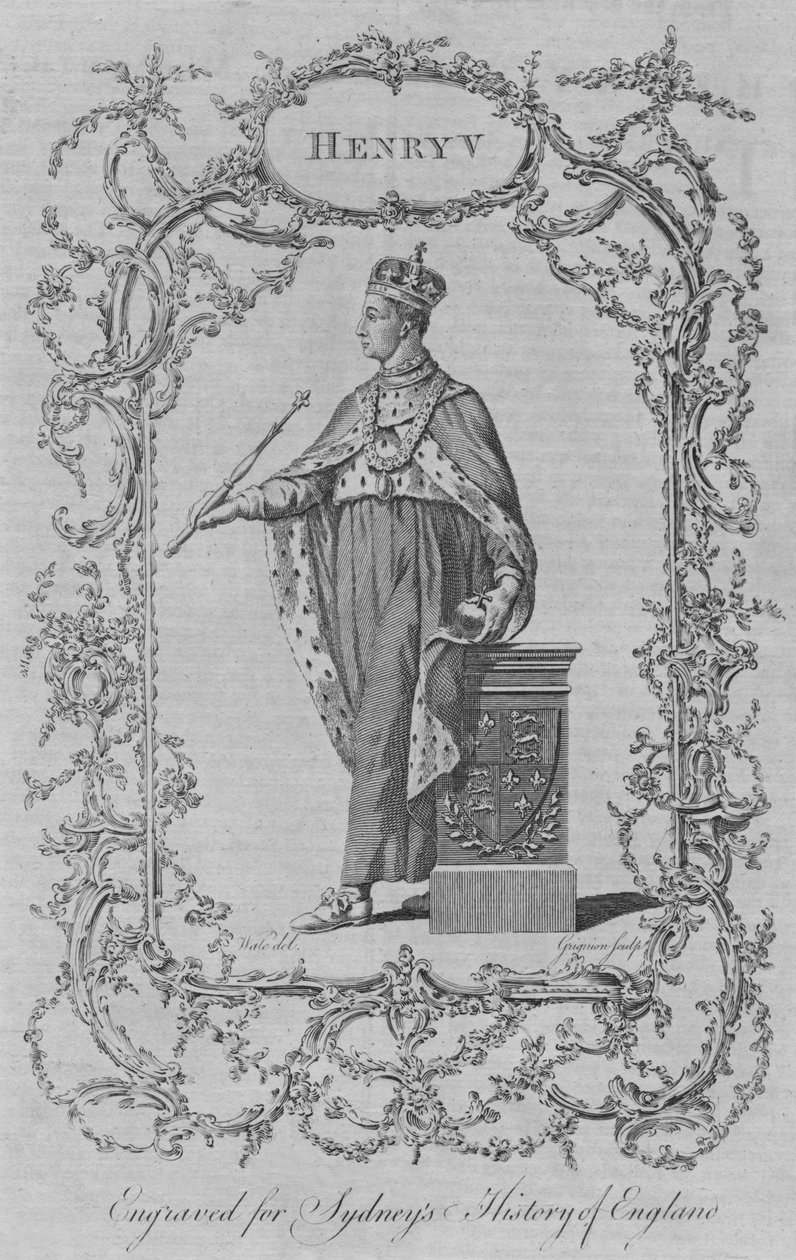 Henryk V, 1773. autorstwa Charles Grignion