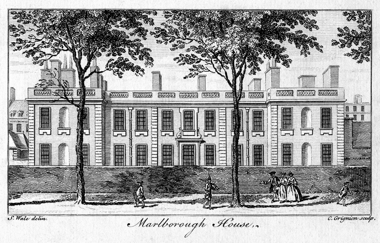 Marlborough House, Londyn. autorstwa Charles Grignion