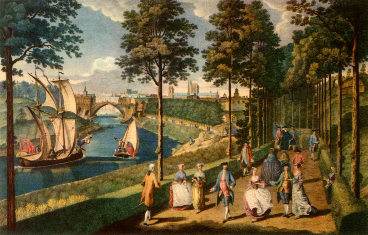 „Widok Yorku, 1756”, 1943. autorstwa Charles Grignion