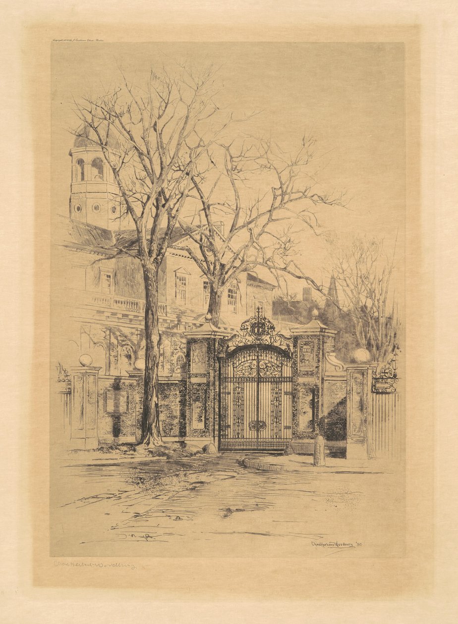 Johnson Gate, Cambridge, Massachusetts autorstwa Charles H. Woodbury