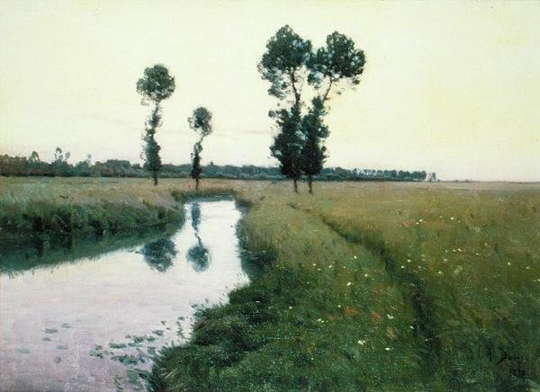 Ścieżka wzdłuż rzeki autorstwa Charles Harold Davis