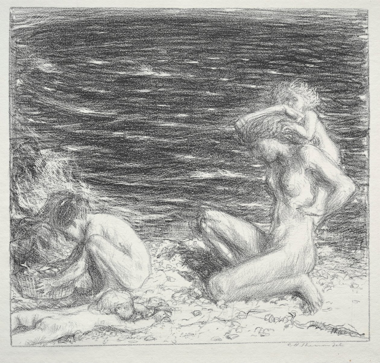 Morze i bryza, 1894. autorstwa Charles Haslewood Shannon