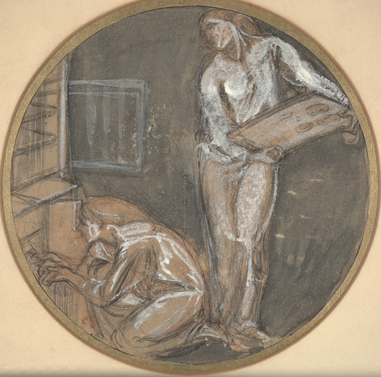 Piekarnik (w/c i gwasz na papierze) autorstwa Charles Haslewood Shannon