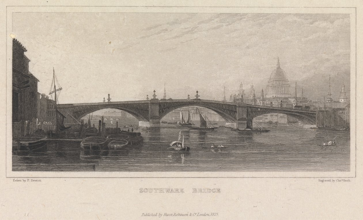 Most Southwark autorstwa Charles Heath