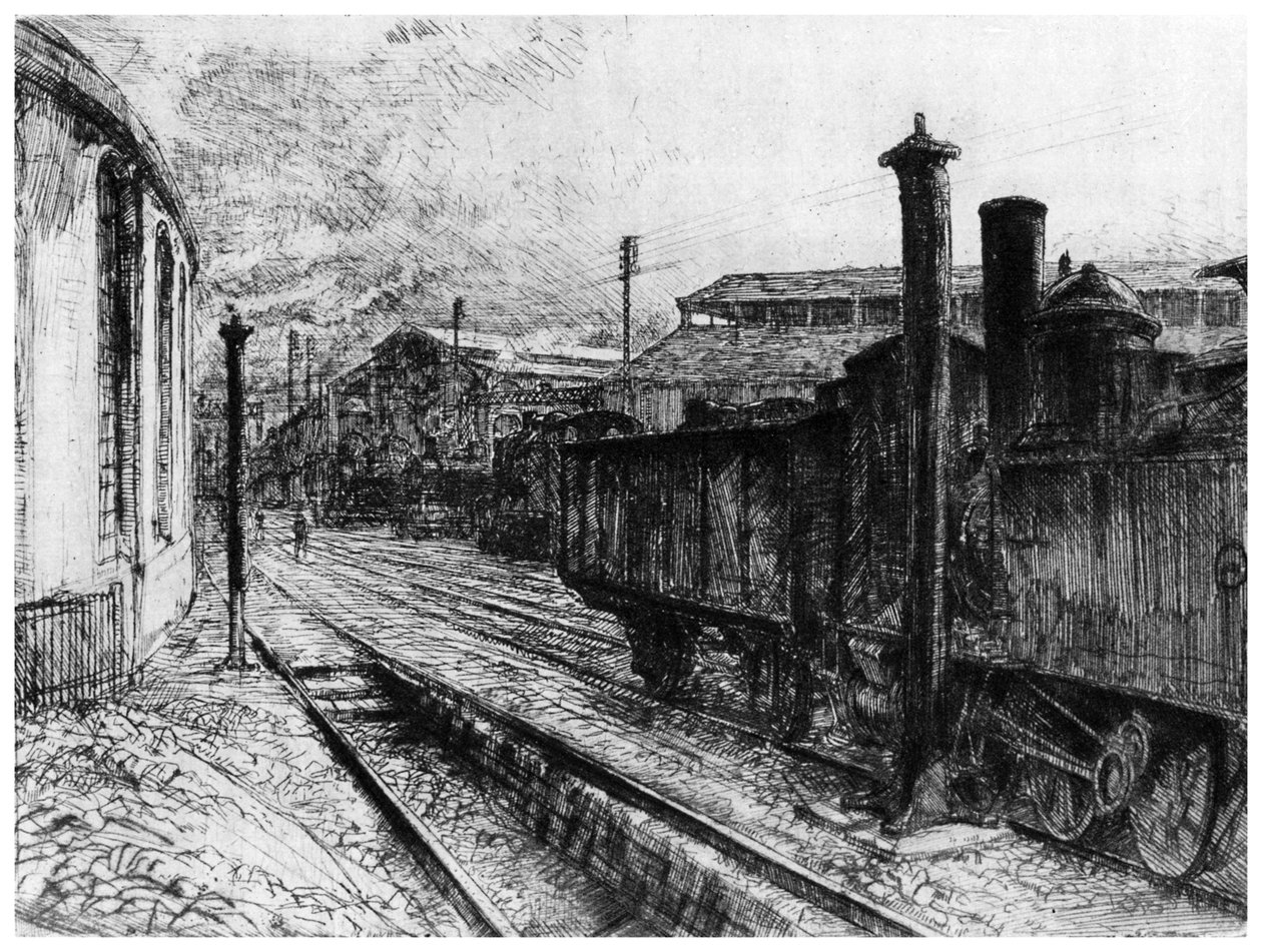 "Stacja Św. Łazarza", c1900-1915 1924 autorstwa Charles Heyman