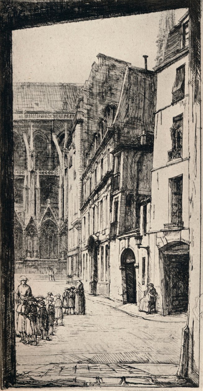 „Rue Massillon”, 1915 autorstwa Charles Heyman