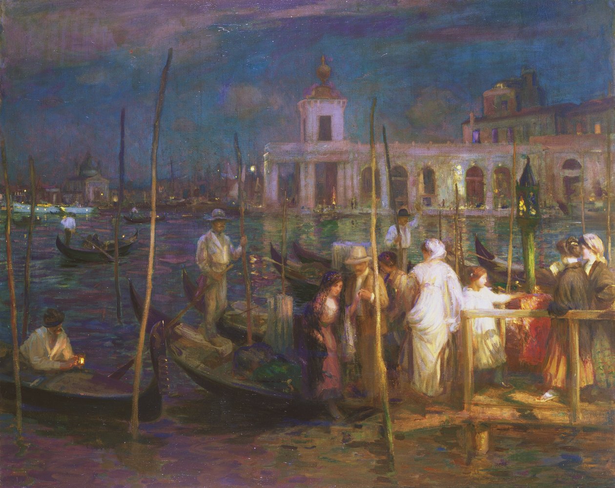 Wieczór w Wenecji, ok. 1910 autorstwa Charles Hodge Mackie