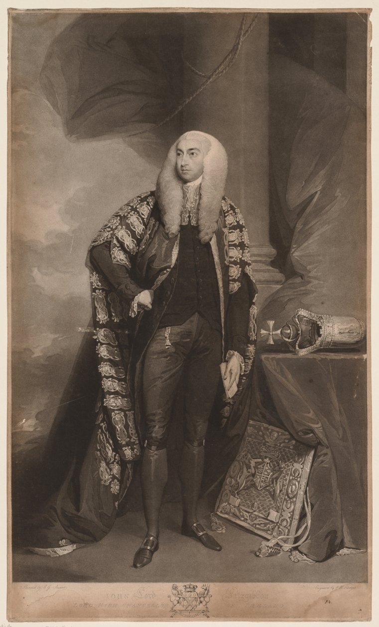 John, Lord FitzGibbon. autorstwa Charles Howard Hodges