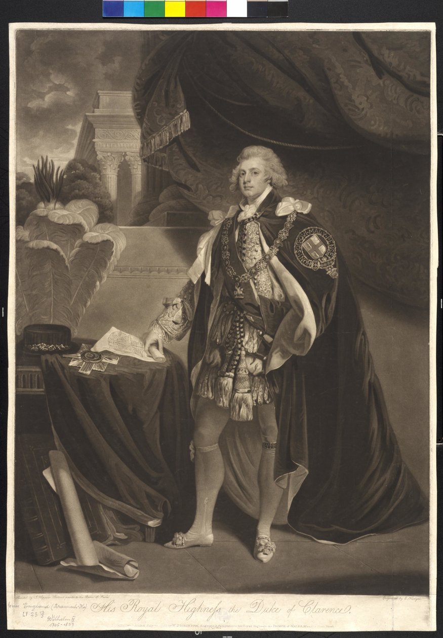 Król Anglii Wilhelm IV autorstwa Charles Howard Hodges