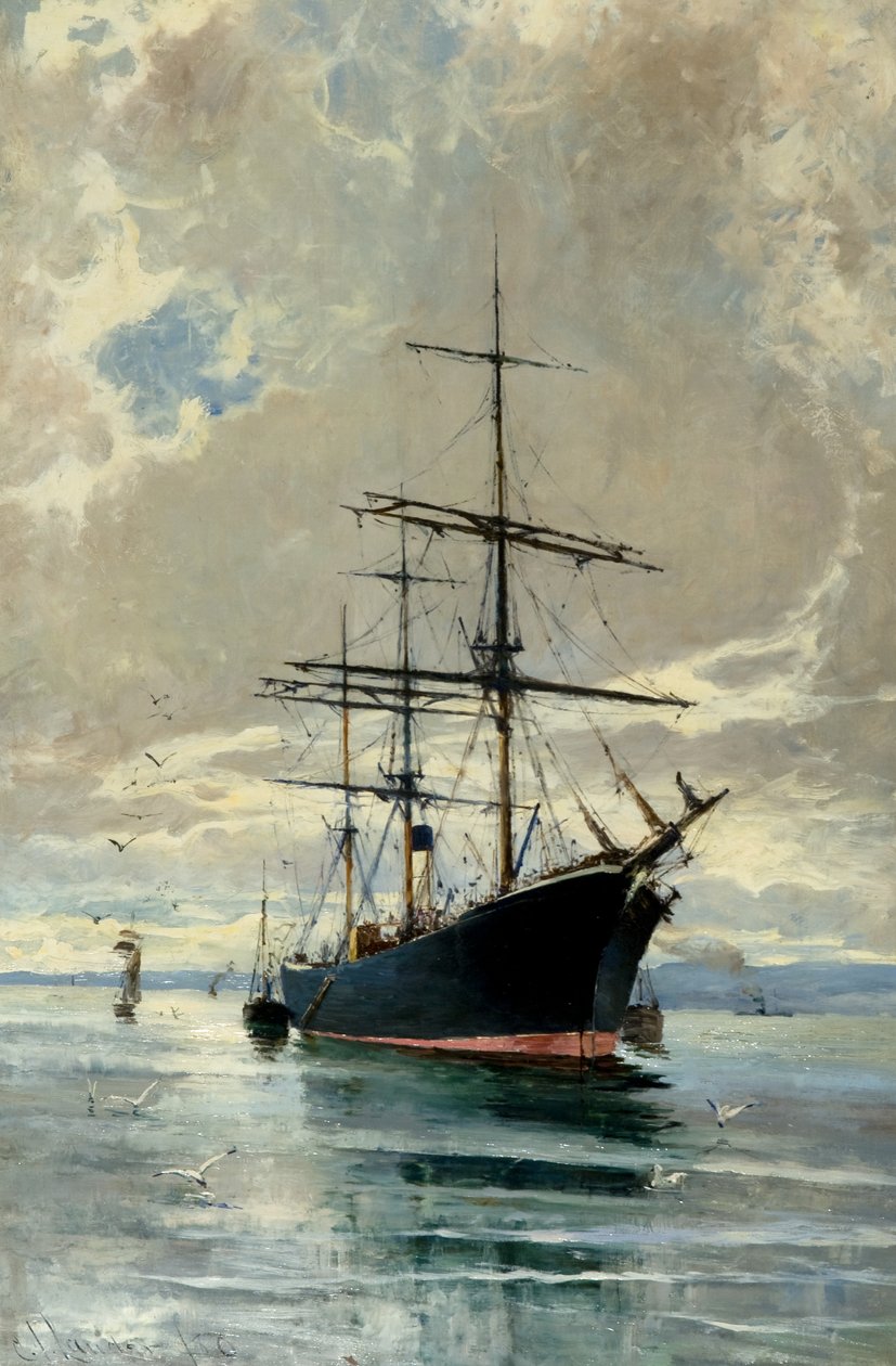 Na kotwicy autorstwa Charles James Lauder