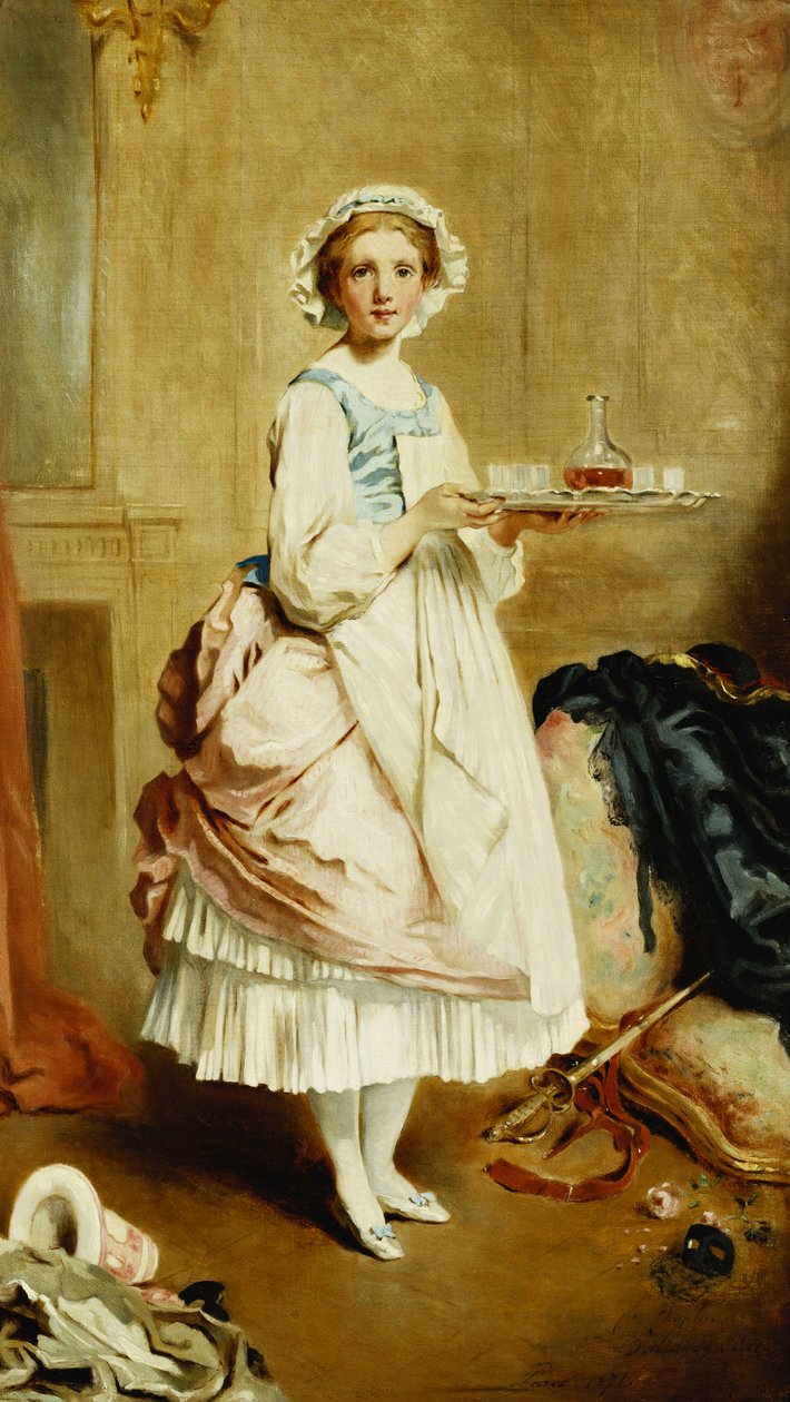 Po balu maskowym, 1871 autorstwa Charles Joshua Chaplin