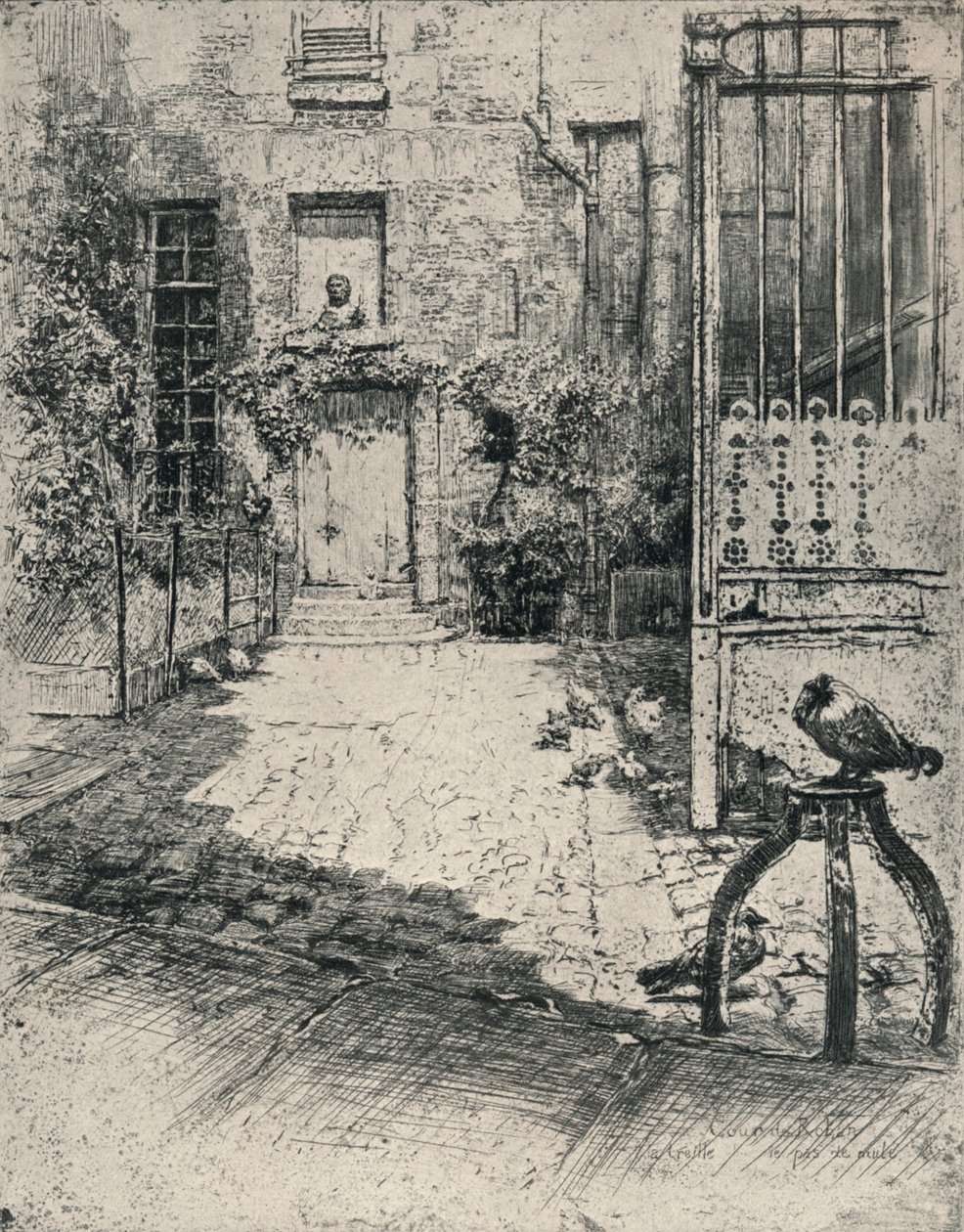 Dwór Rohanu, 1915 autorstwa Charles Jouas