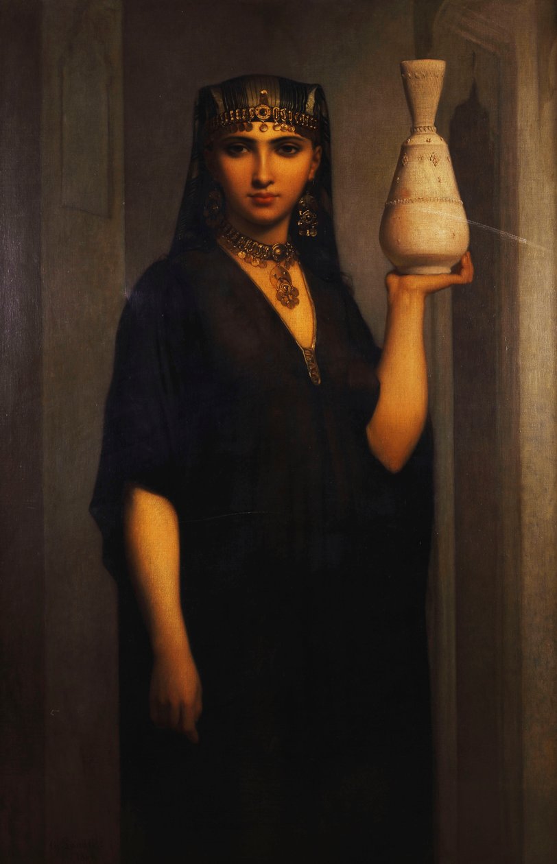 Chłopka; Femme Fellah, 1869 autorstwa Charles Landelle