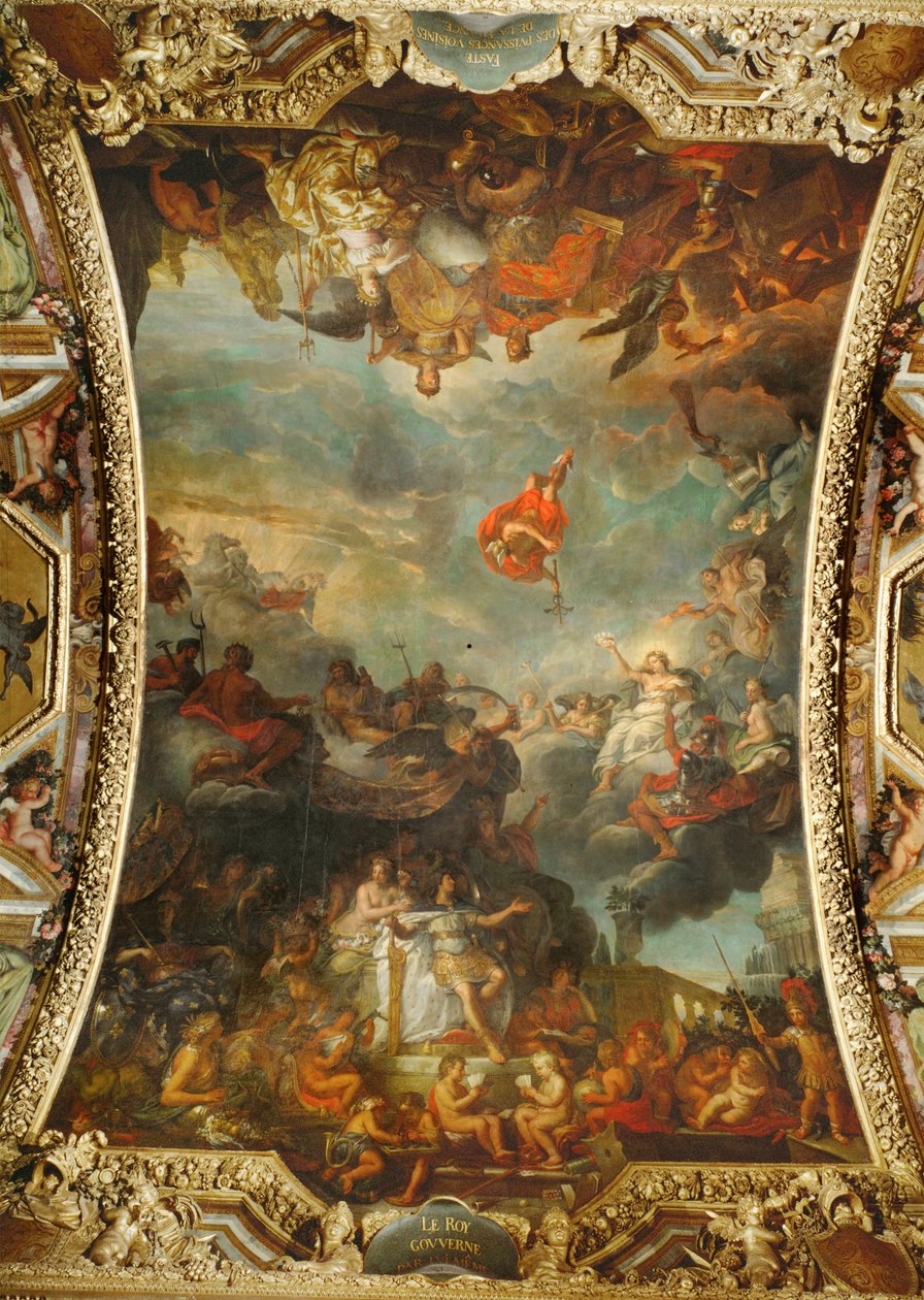 Ludwik XIV rządzi sam ... autorstwa Charles Le Brun