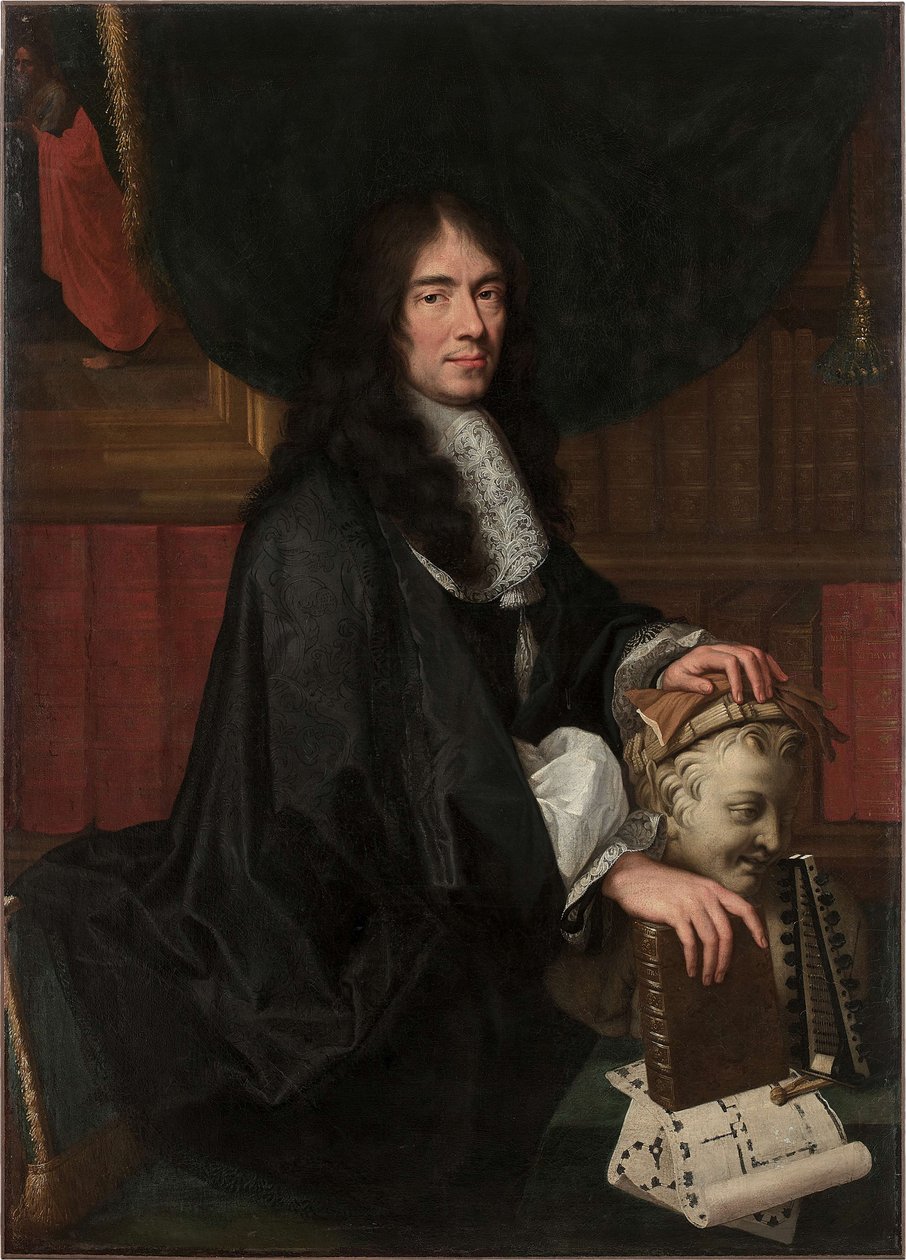 Portret Charlesa Perraulta 1628-1703. autorstwa Charles Le Brun