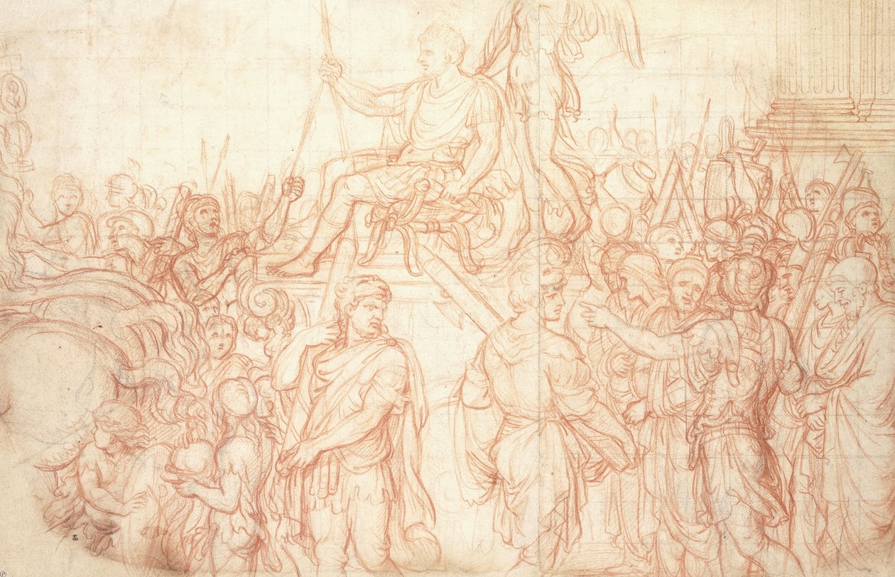 Triumf cesarza Konstantyna, autorstwa Charles Le Brun