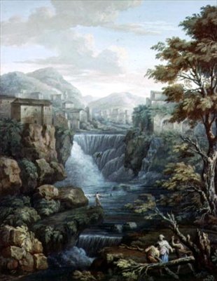 Tivoli autorstwa Charles Louis Clerisseau